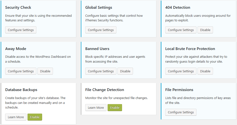 Configuring iThemes Security for Your Shared-Hosting Site